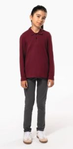 Polo manches longues enfant